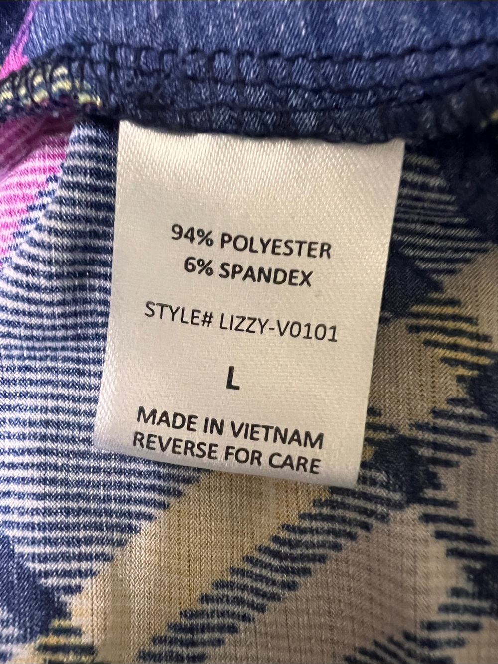 Dear Scarlett Navy Multi-Color Plaid Notch-Neck Tunic - Picture 7 of 8